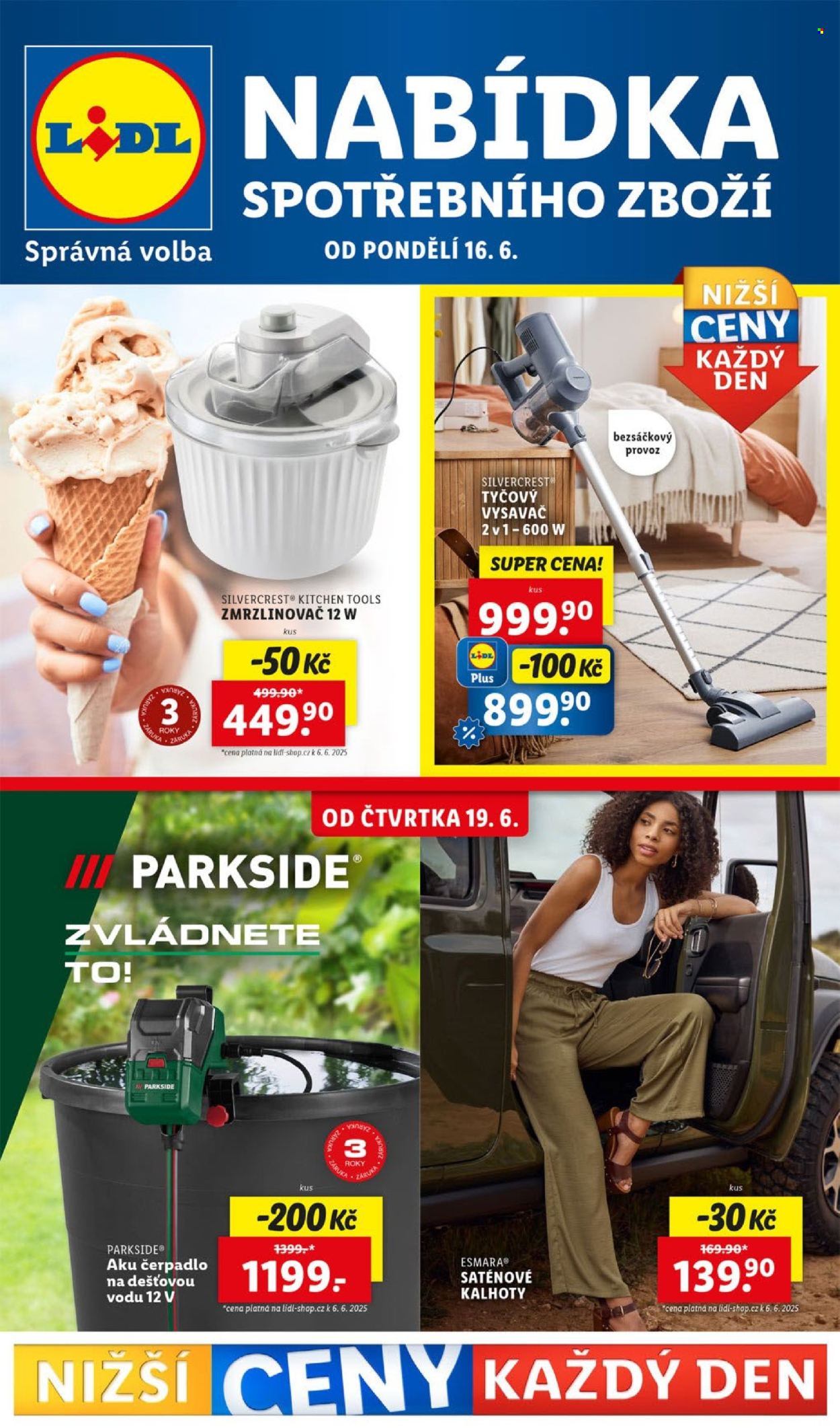 Leták Lidl - 16.6.2025 - 22.6.2025. Strana 1