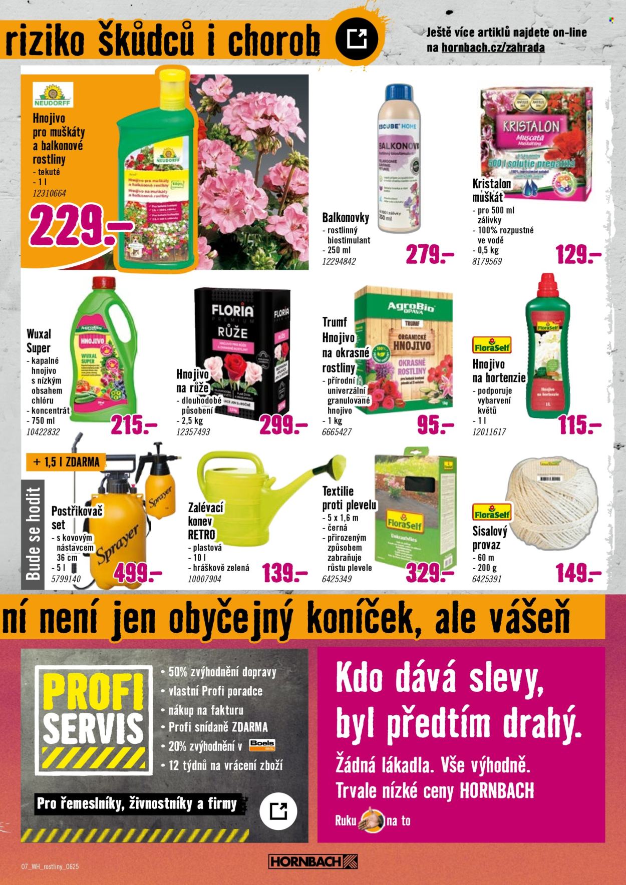 Leták HORNBACH - 11.6.2025 - 25.6.2025. Strana 7