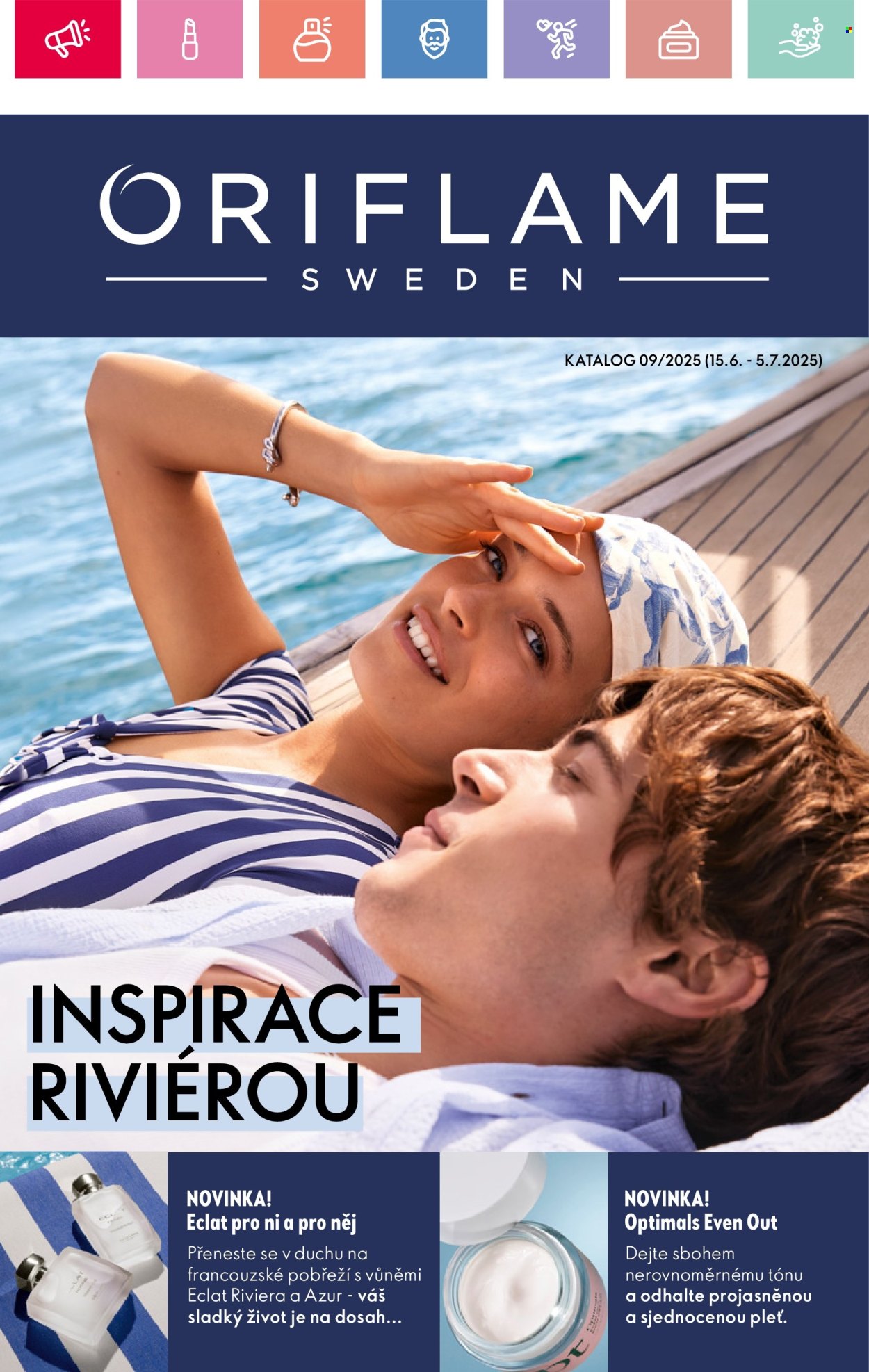 Leták ORIFLAME - 15.6.2025 - 5.7.2025. Strana 1