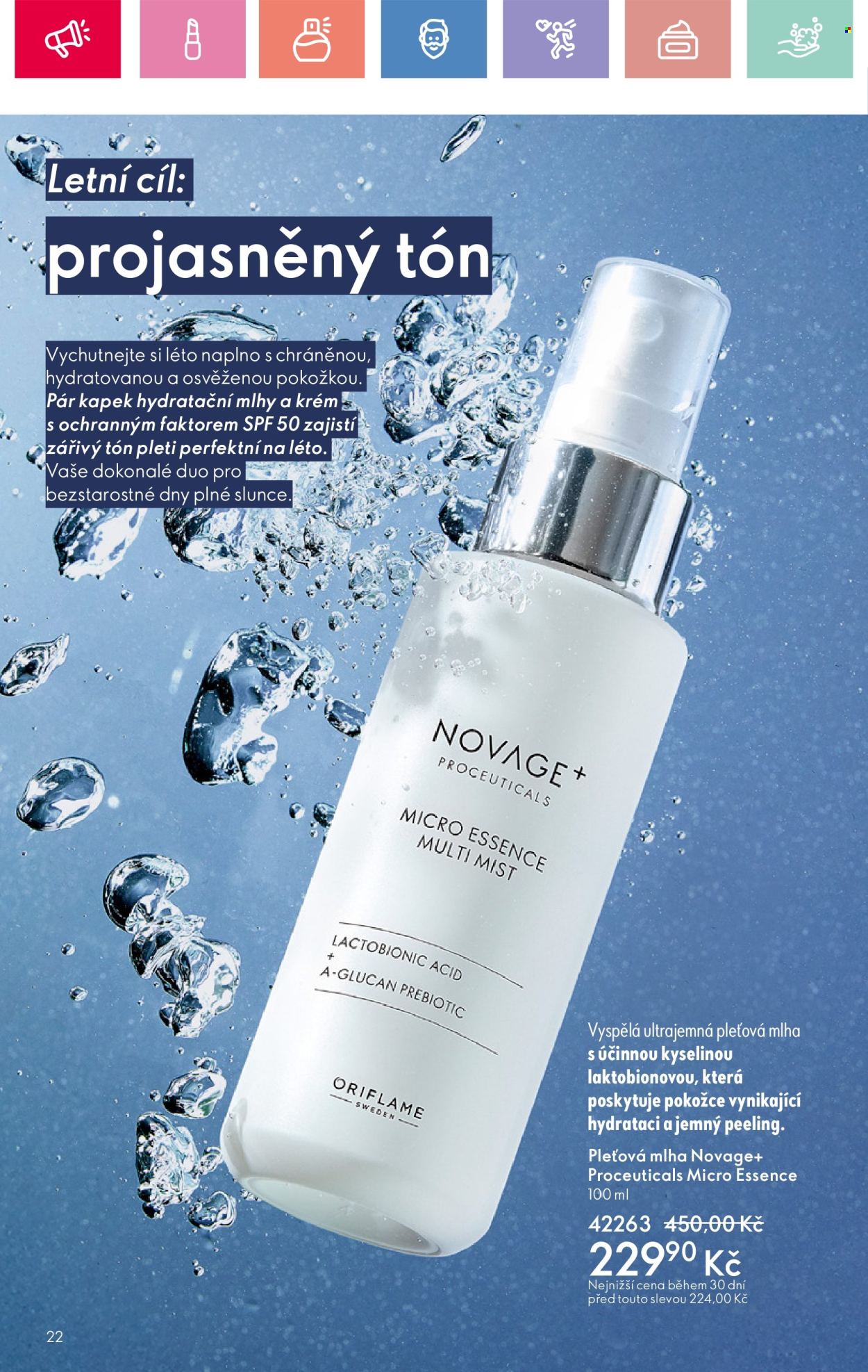 Leták ORIFLAME - 15.6.2025 - 5.7.2025. Strana 22