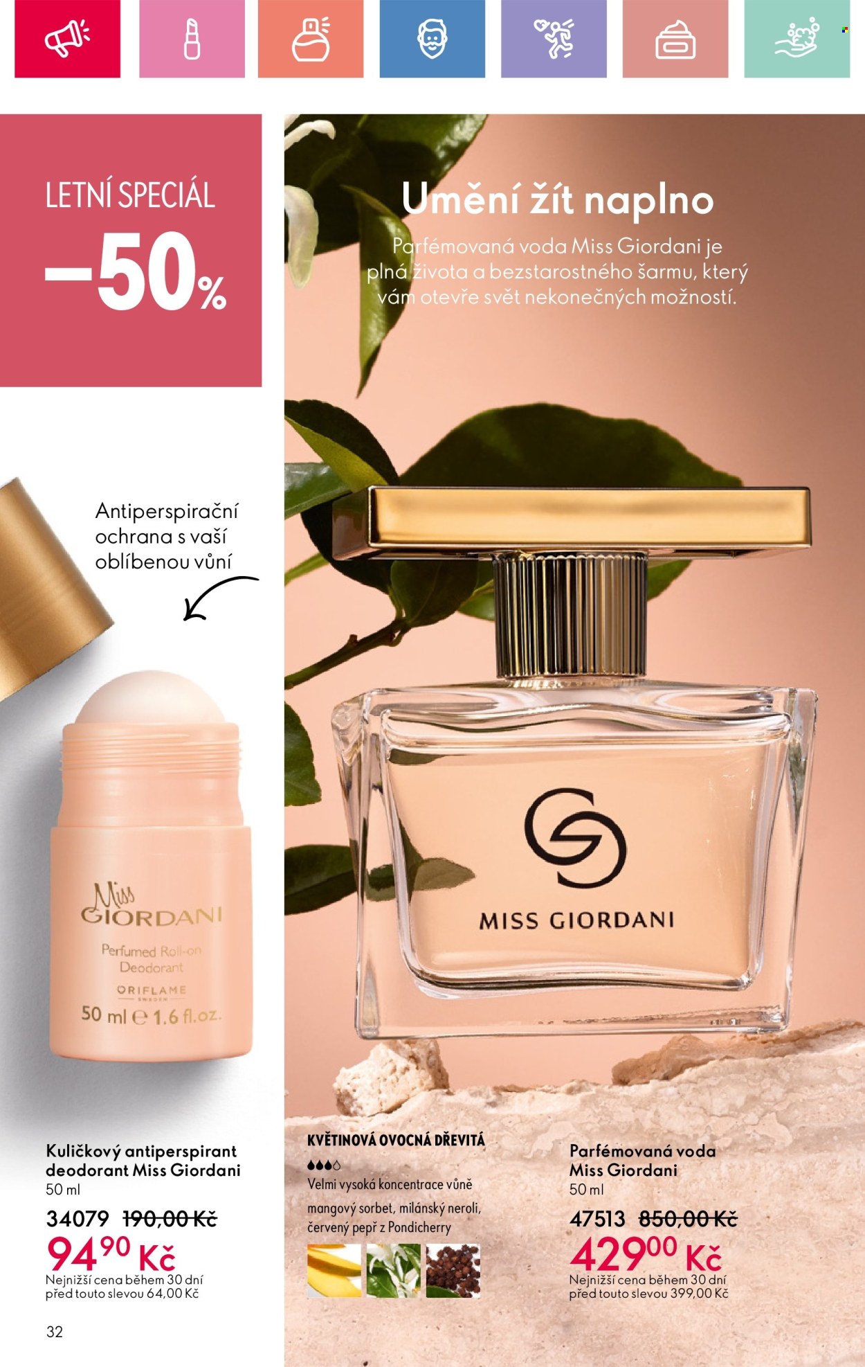 Leták ORIFLAME - 15.6.2025 - 5.7.2025. Strana 32