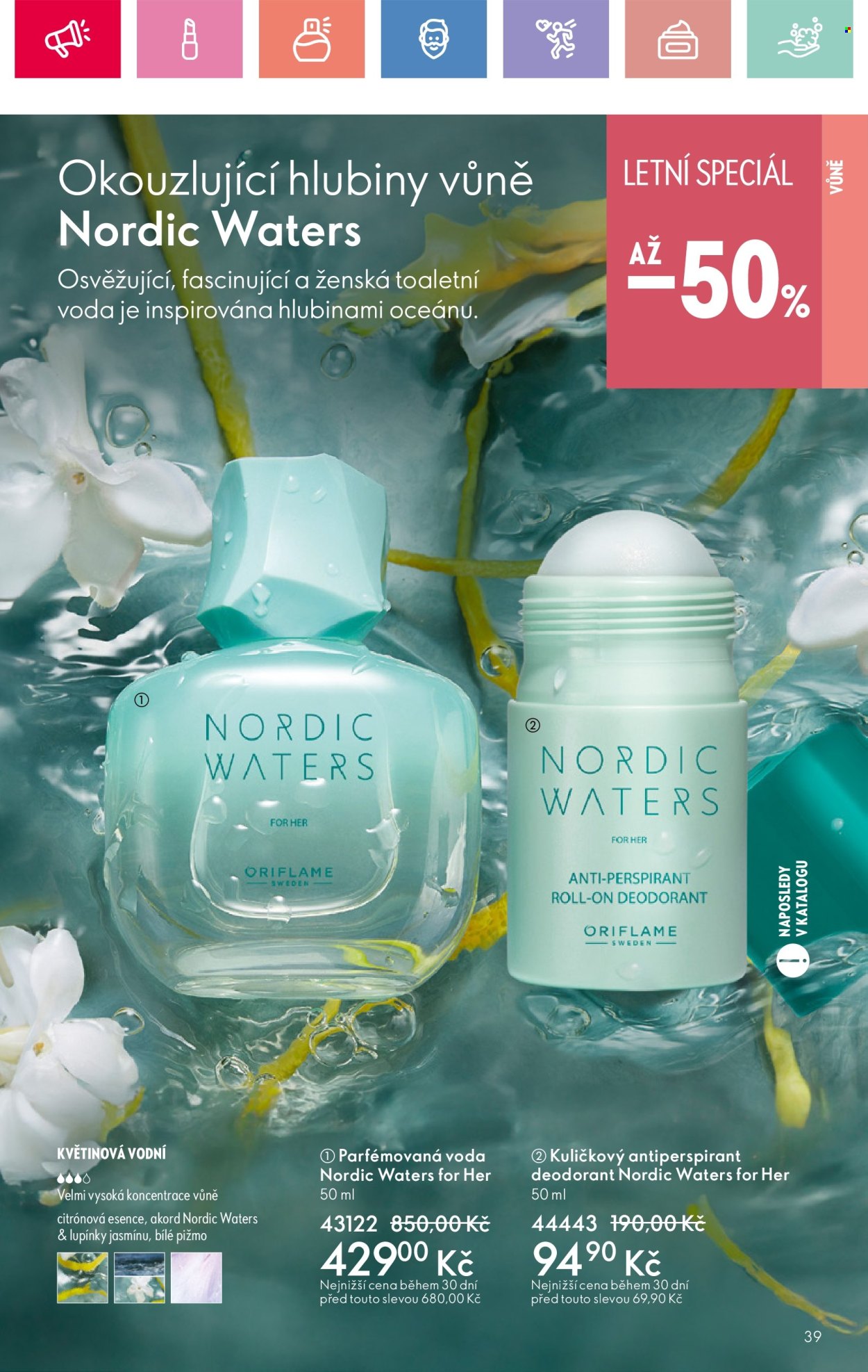 Leták ORIFLAME - 15.6.2025 - 5.7.2025. Strana 39