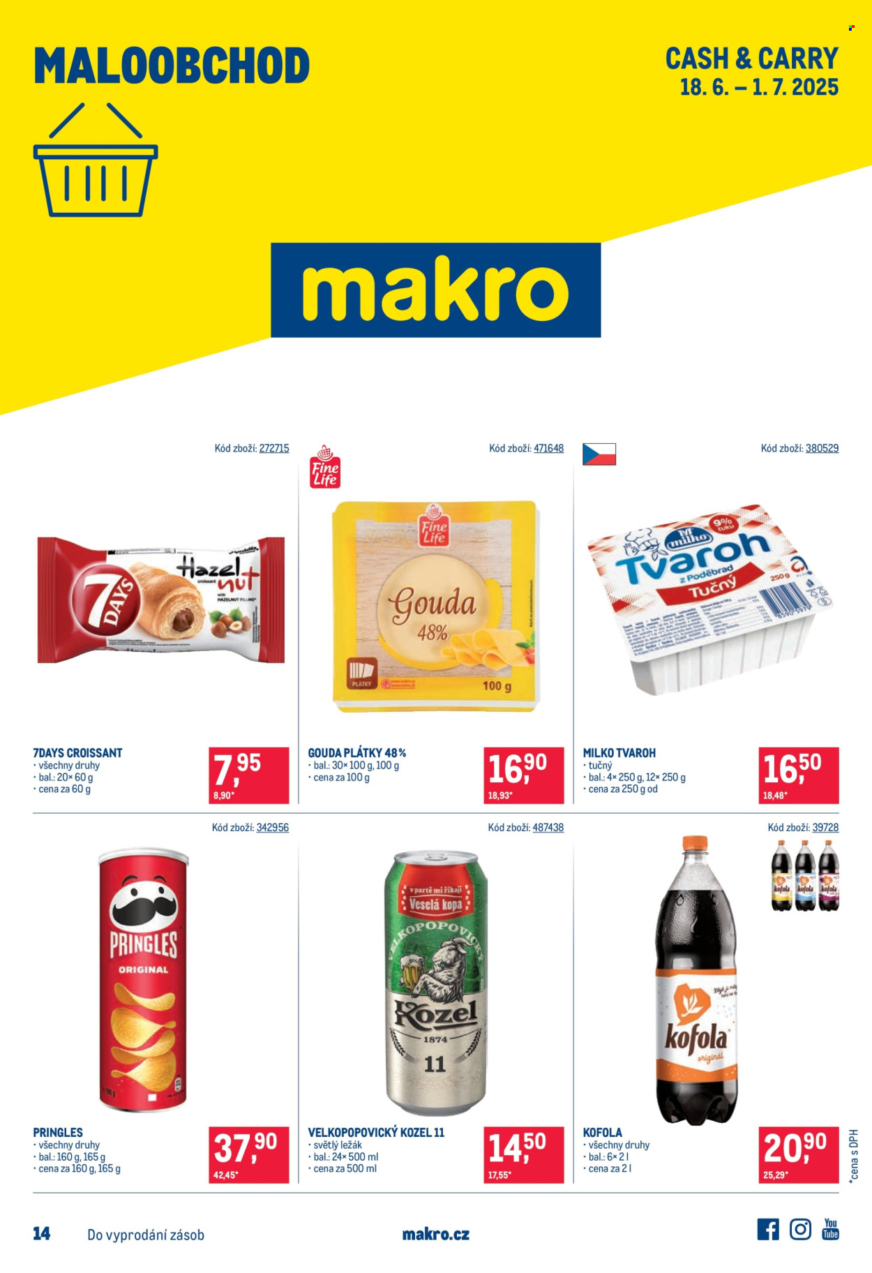 Leták MAKRO - 18.6.2025 - 1.7.2025. Strana 1