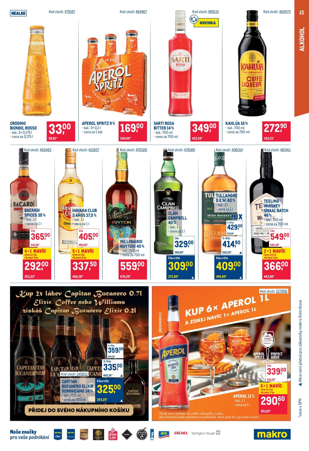 Leták MAKRO - 18.6.2025 - 1.7.2025. Strana 21