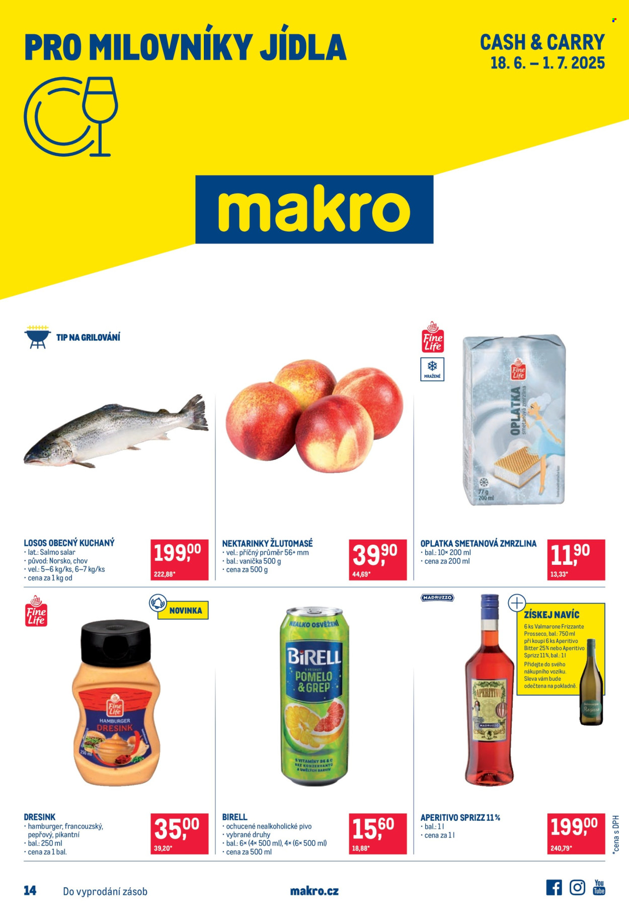 Leták MAKRO - 18.6.2025 - 1.7.2025. Strana 1