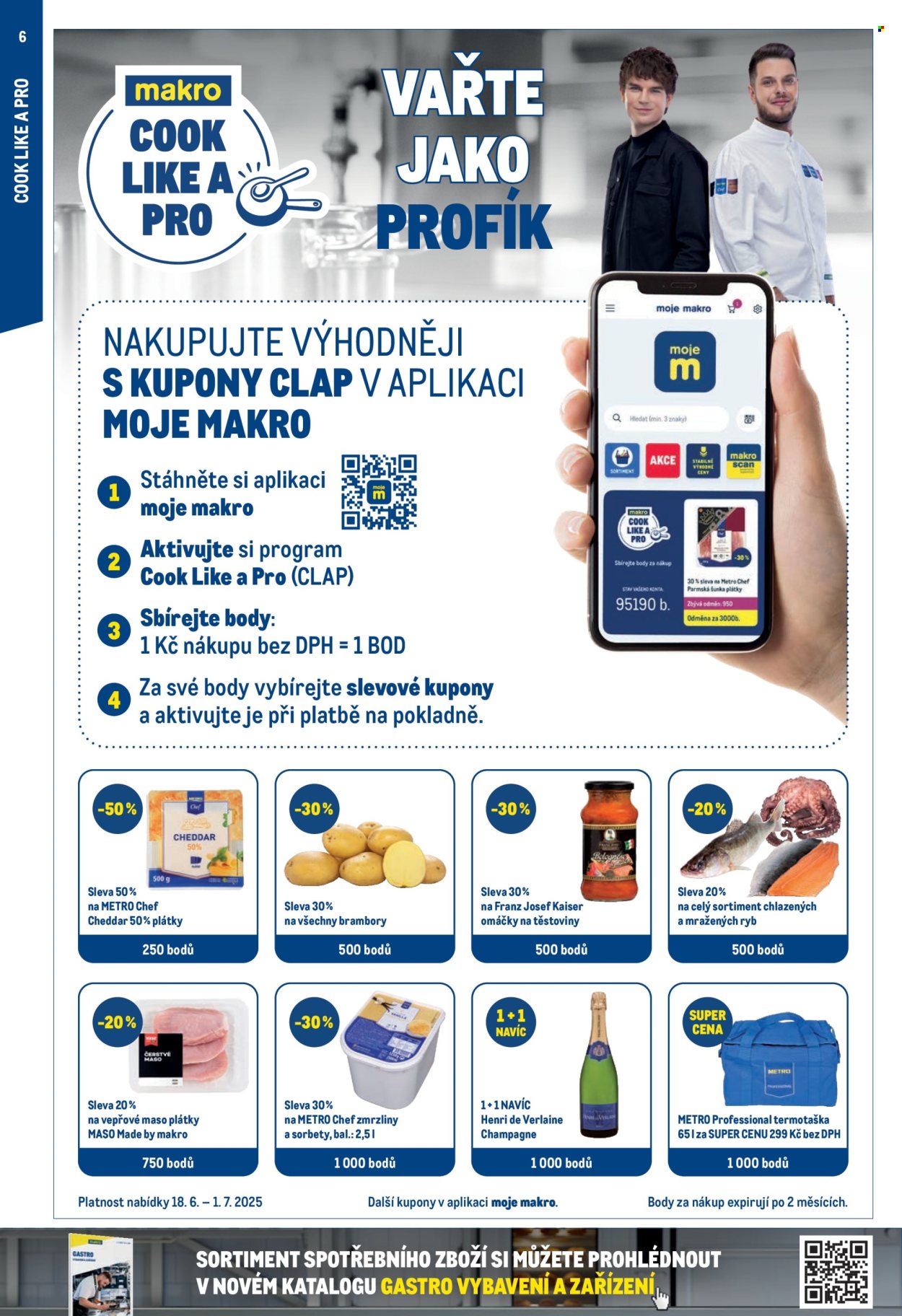 Leták MAKRO - 18.6.2025 - 1.7.2025. Strana 6