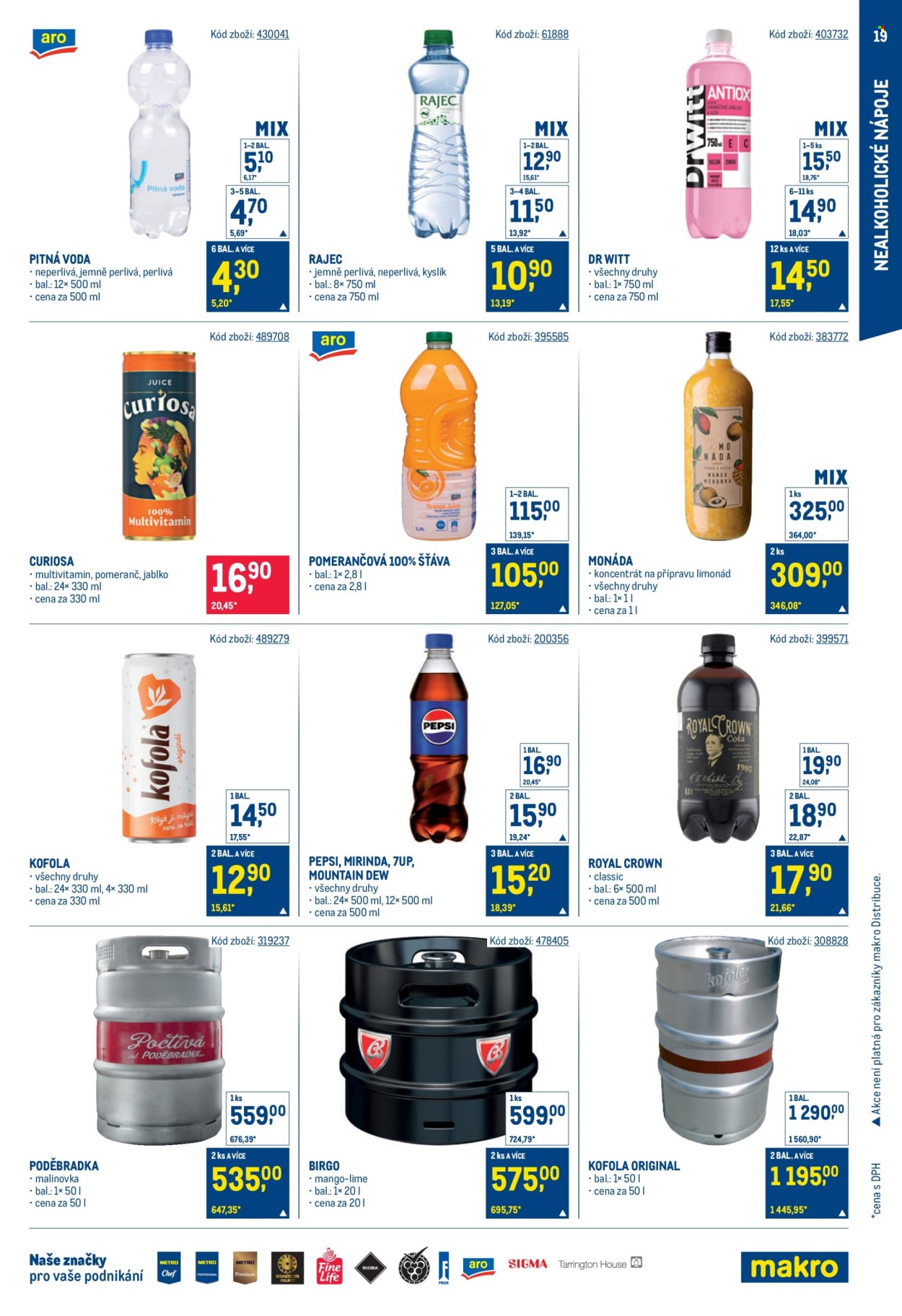 Leták MAKRO - 18.6.2025 - 15.7.2025. Strana 19