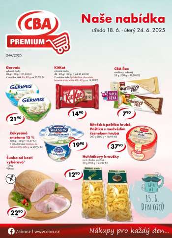 Leták CBA Premium - 18.6.2025 - 24.6.2025.