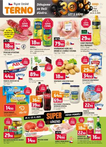 Leták coop TERNO - 18.6.2025 - 24.6.2025.