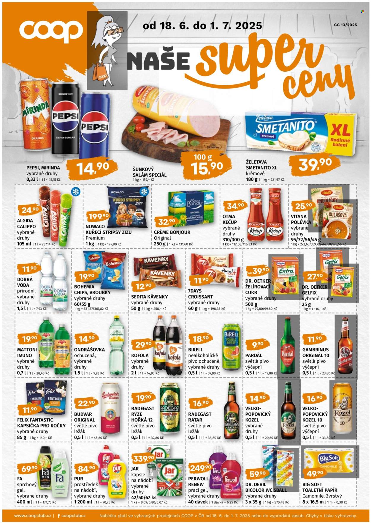 Leták TREFA coop - 18.6.2025 - 1.7.2025. Strana 1