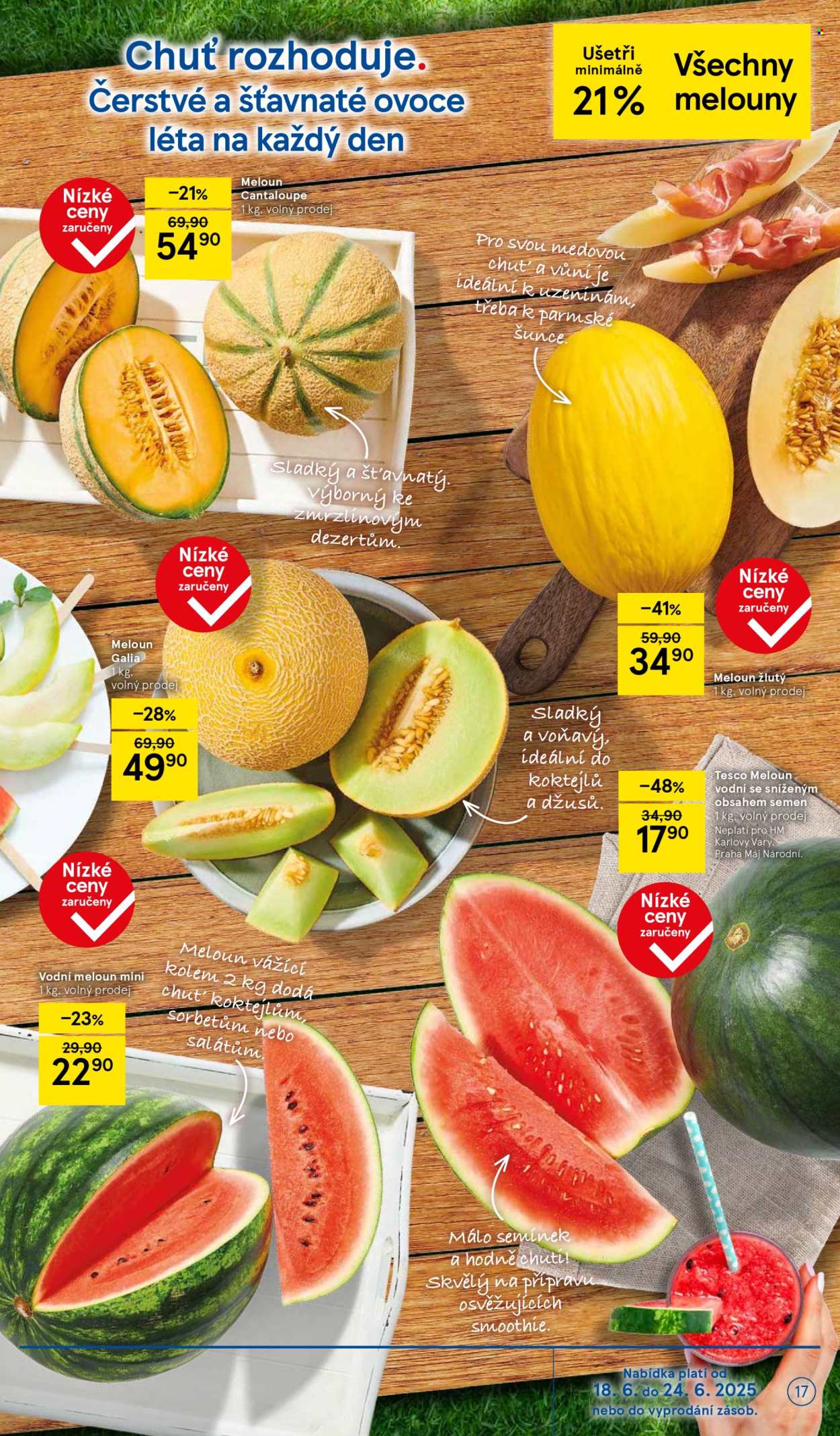 Leták TESCO - 18.6.2025 - 24.6.2025. Strana 17