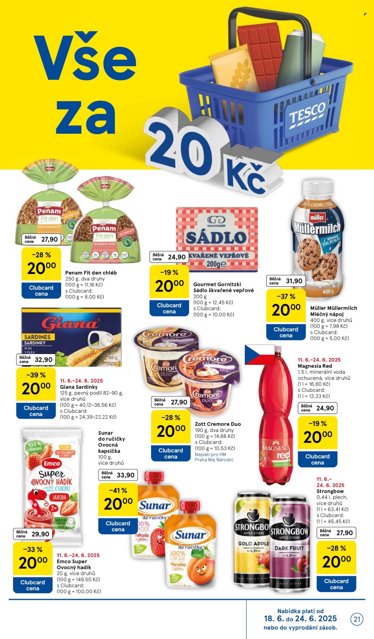 Leták TESCO - 18.6.2025 - 24.6.2025. Strana 21