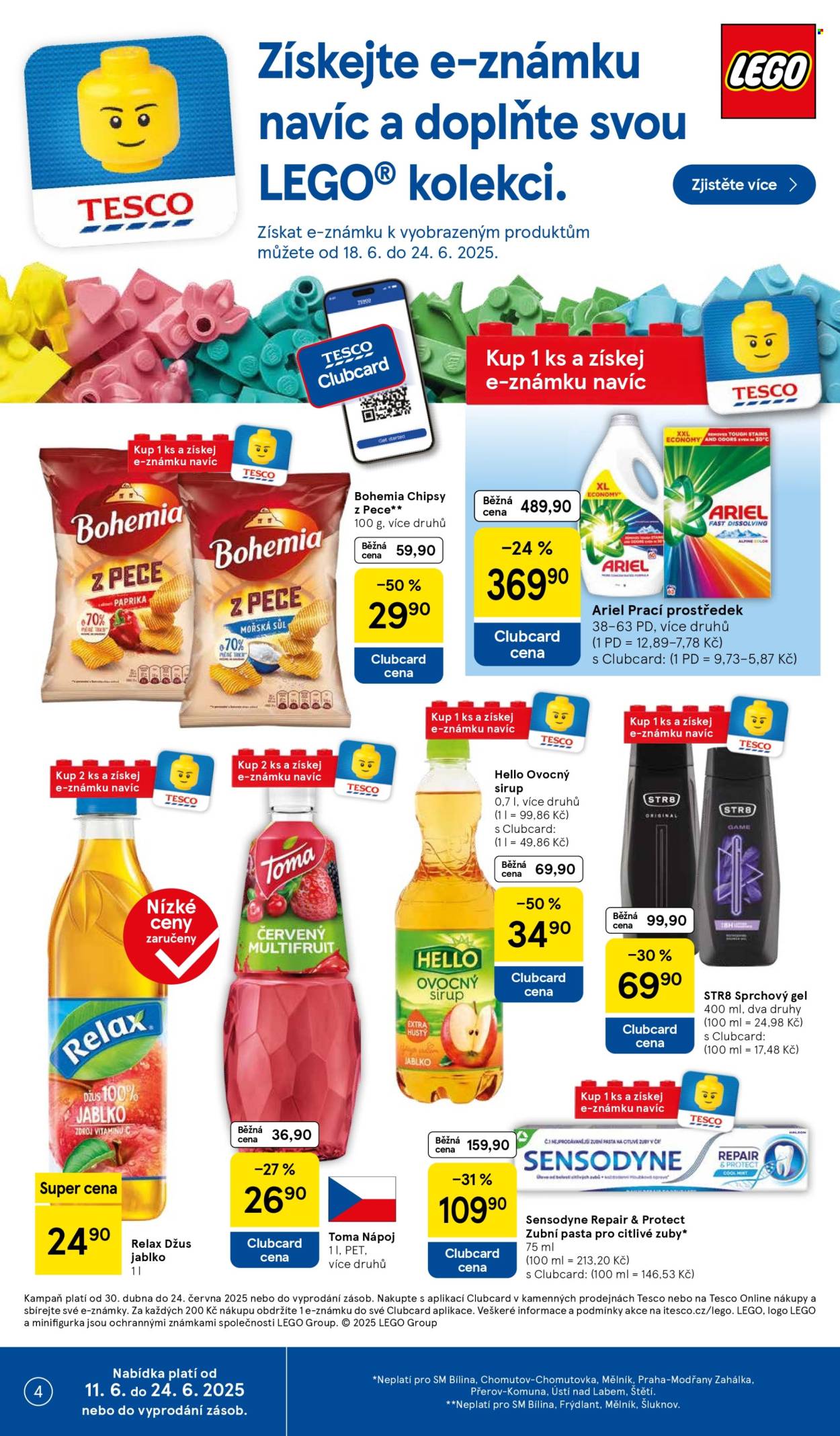 Leták TESCO supermarket - 18.6.2025 - 24.6.2025. Strana 4