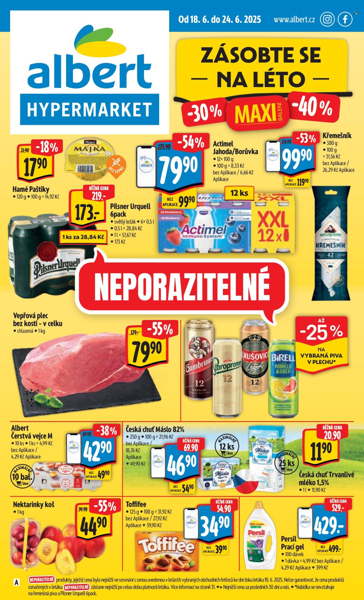 Leták Albert Hypermarket - 18.6.2025 - 24.6.2025. Strana 1
