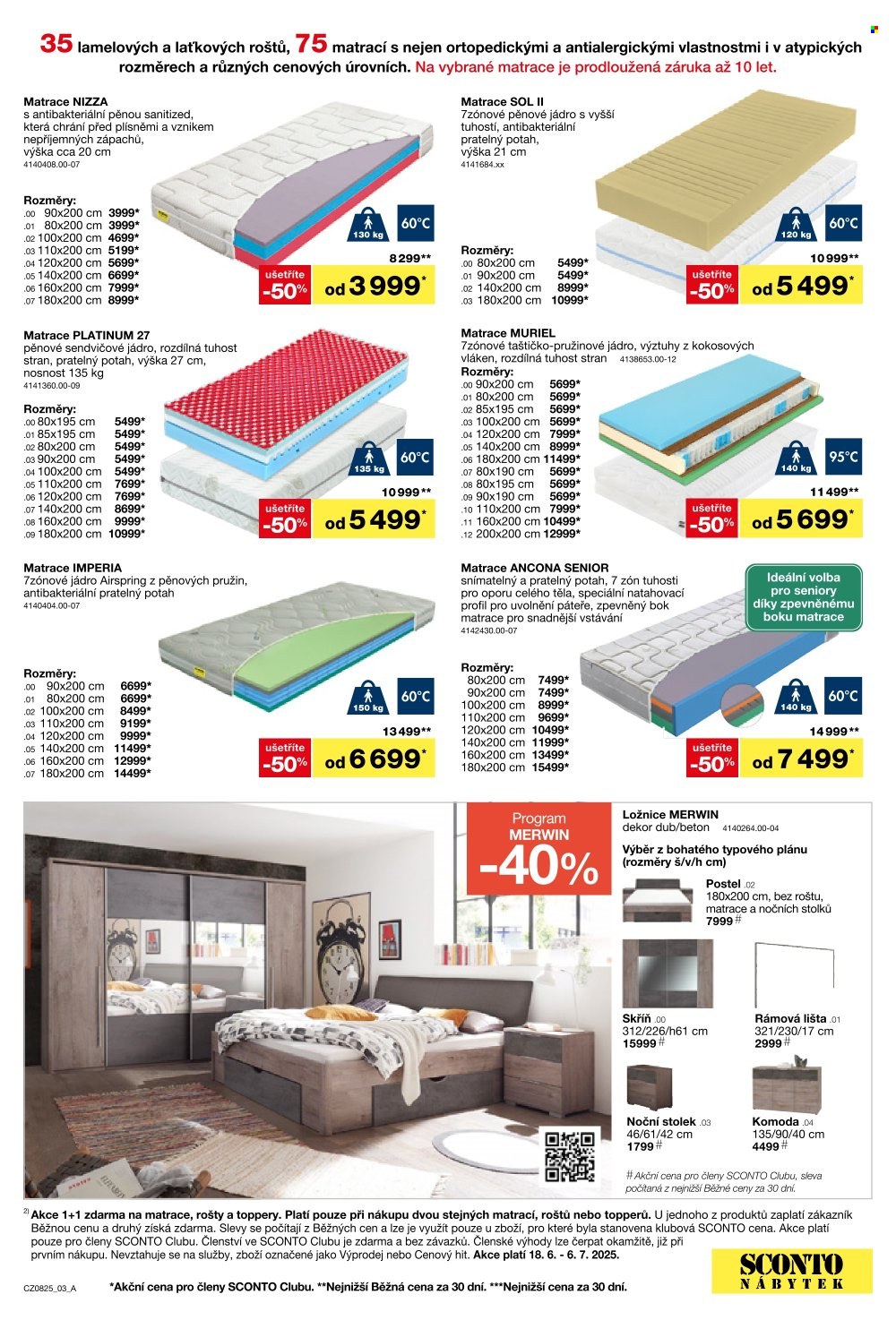 Leták SCONTO NÁBYTEK - 18.6.2025 - 15.7.2025. Strana 3