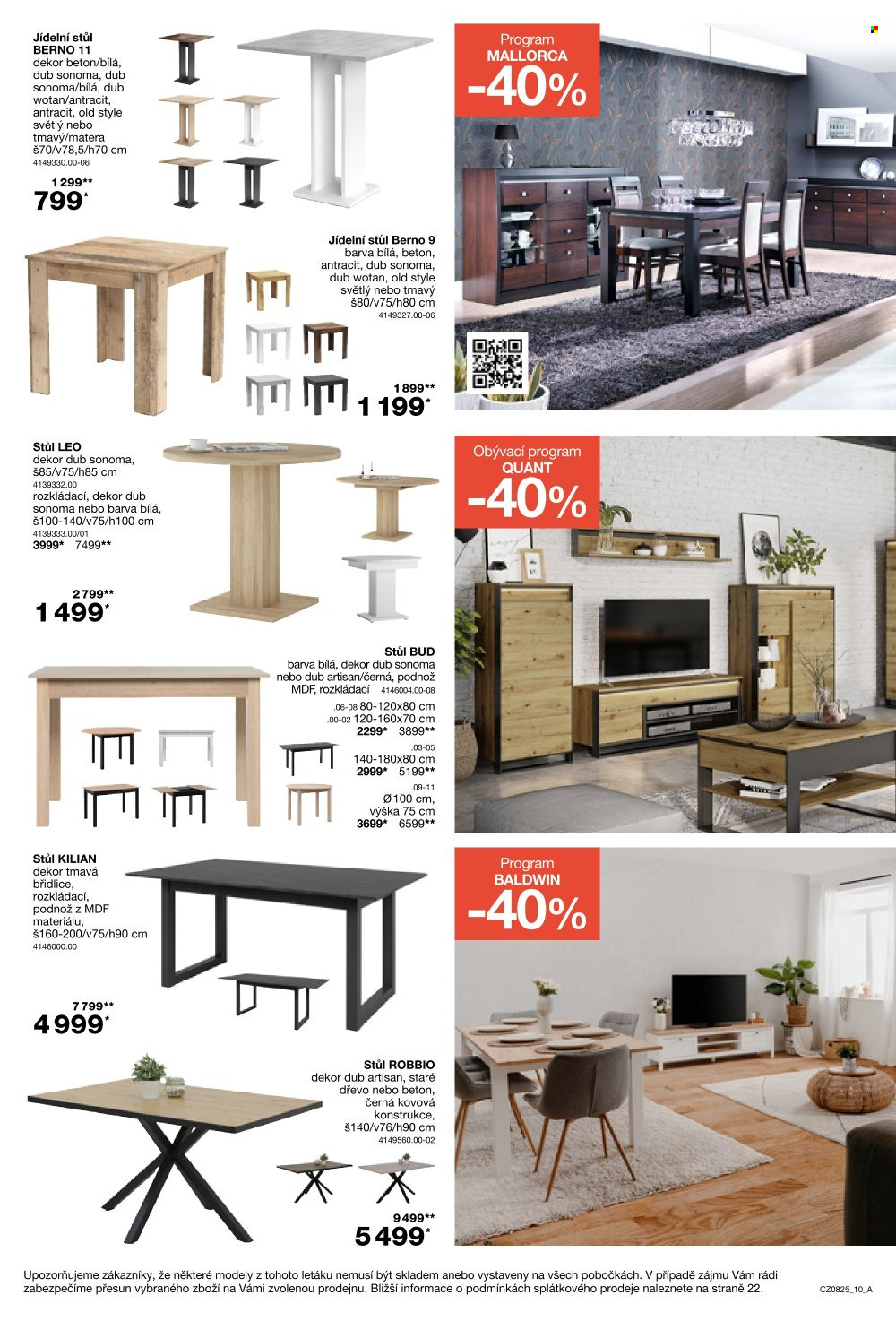 Leták SCONTO NÁBYTEK - 18.6.2025 - 15.7.2025. Strana 10