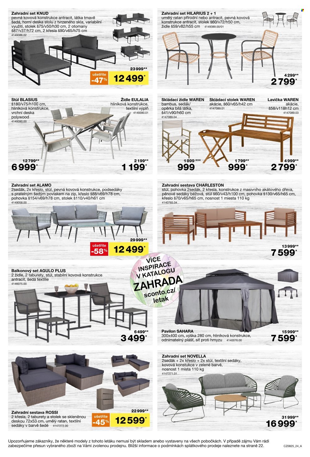 Leták SCONTO NÁBYTEK - 18.6.2025 - 15.7.2025. Strana 24