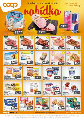 Leták coop JEDNOTA - 18.6.2025 - 1.7.2025.