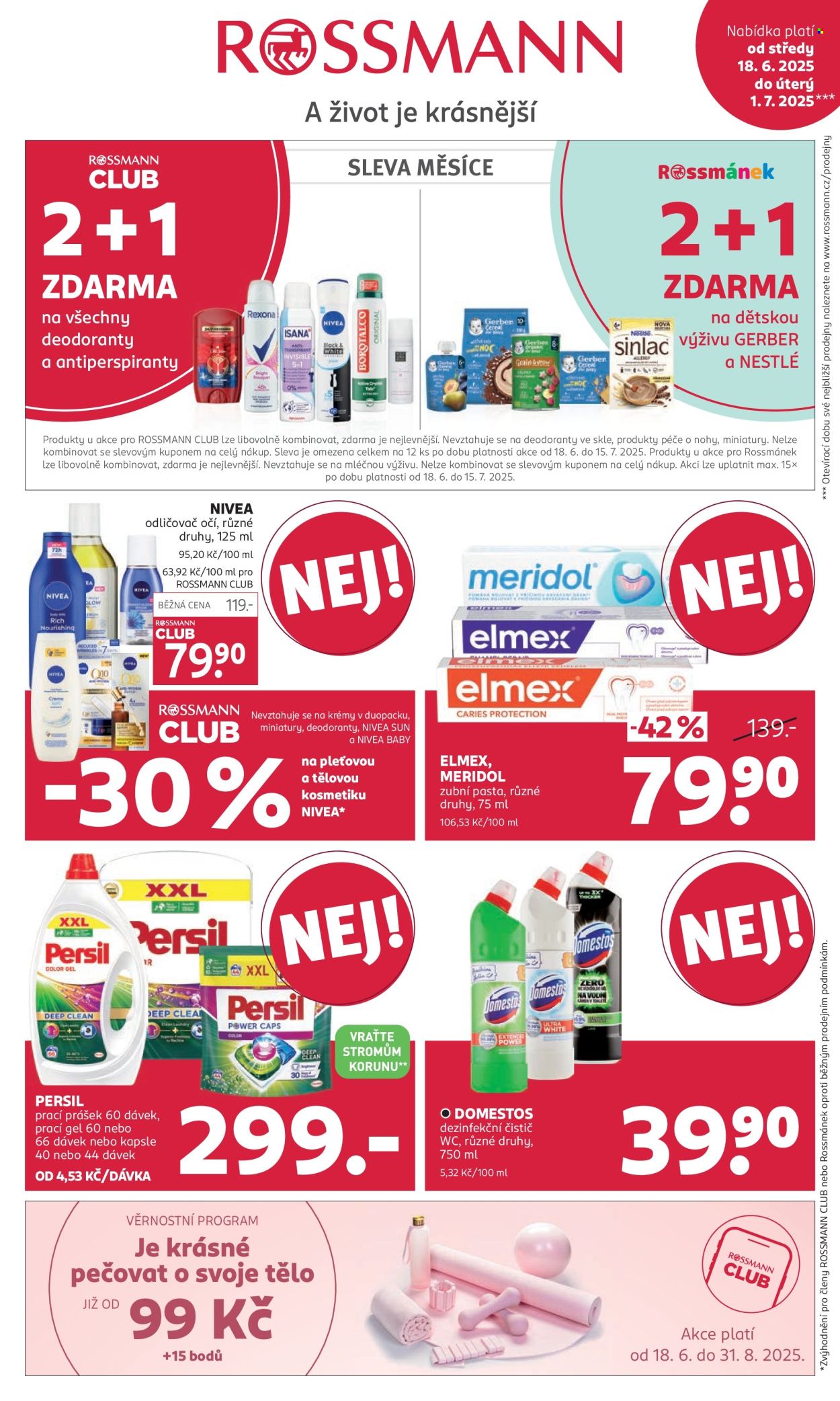 Leták ROSSMANN - 18.6.2025 - 1.7.2025. Strana 1