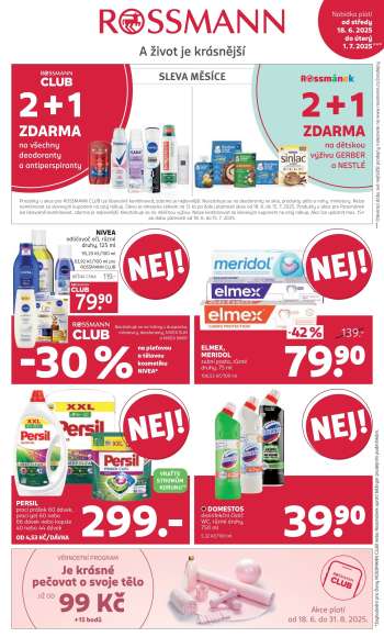 Leták ROSSMANN - 18.6.2025 - 1.7.2025.
