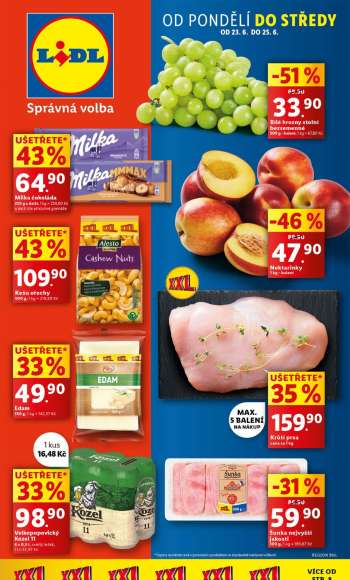 Leták Lidl - 23.6.2025 - 29.6.2025.