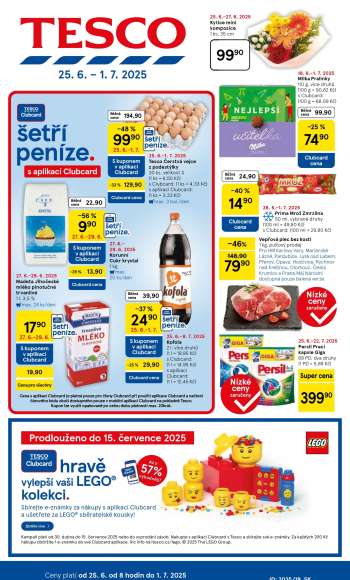 Leták TESCO - 25.6.2025 - 1.7.2025.