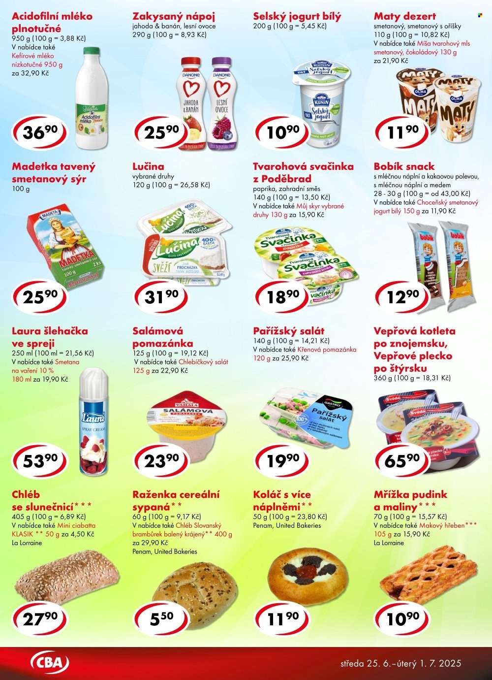 Leták CBA Premium - 25.6.2025 - 1.7.2025. Strana 2