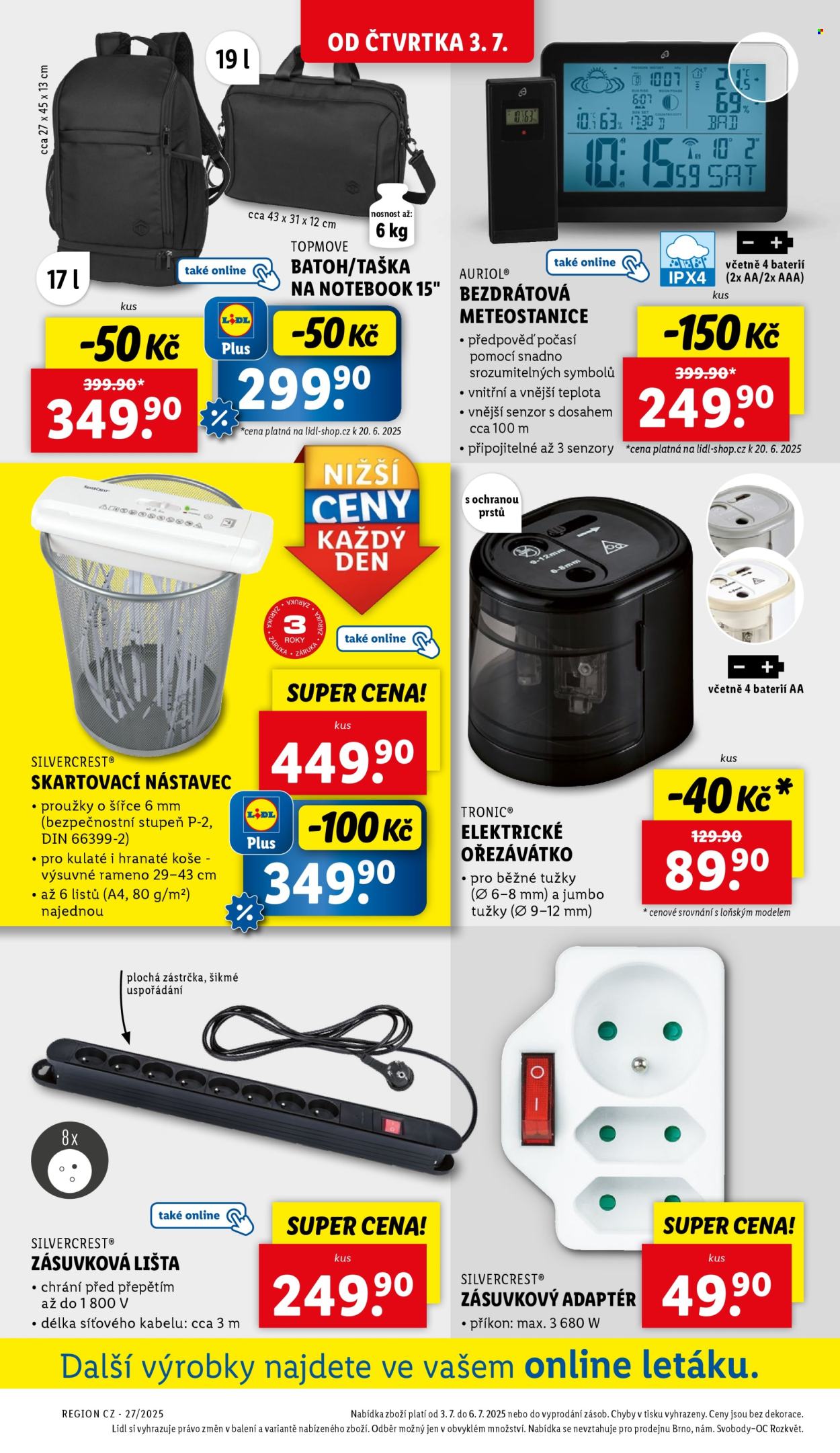 Leták Lidl - 30.6.2025 - 6.7.2025. Strana 26