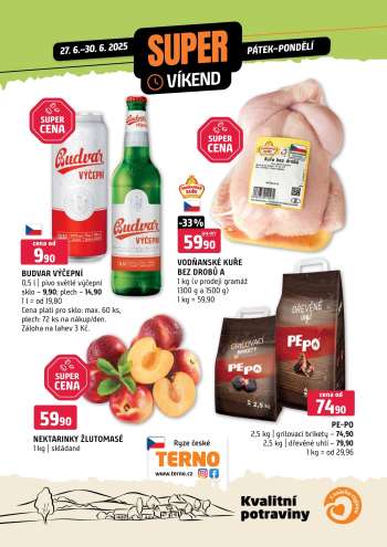 Leták coop TERNO - 27.6.2025 - 30.6.2025.