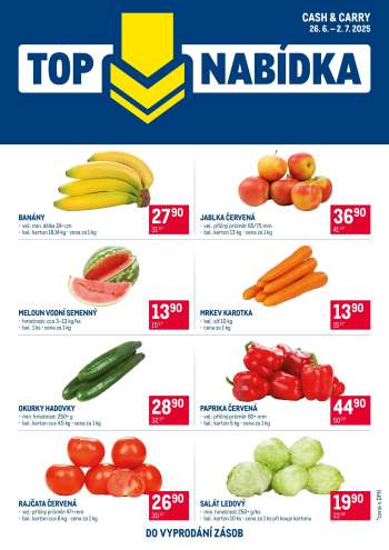 Leták MAKRO - 26.6.2025 - 2.7.2025.