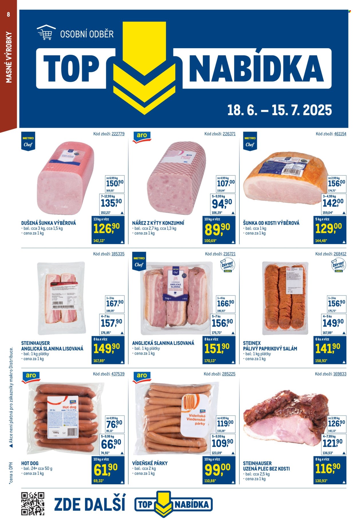 Leták MAKRO - 2.7.2025 - 15.7.2025. Strana 8