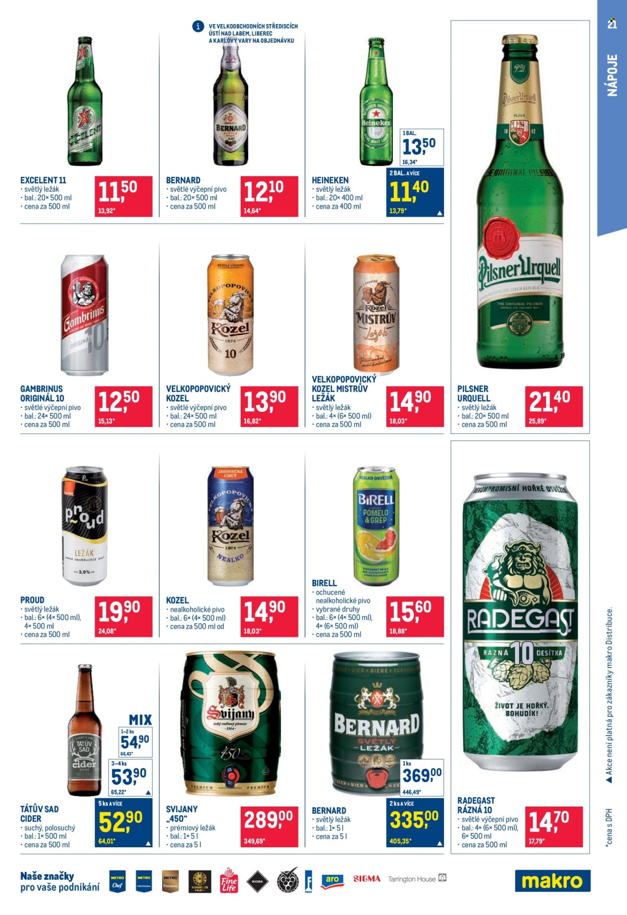 Leták MAKRO - 2.7.2025 - 15.7.2025. Strana 21