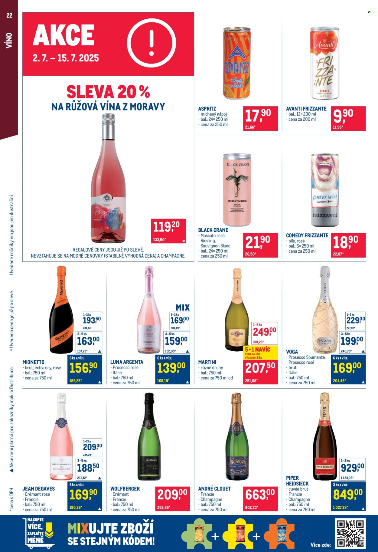 Leták MAKRO - 2.7.2025 - 15.7.2025. Strana 22