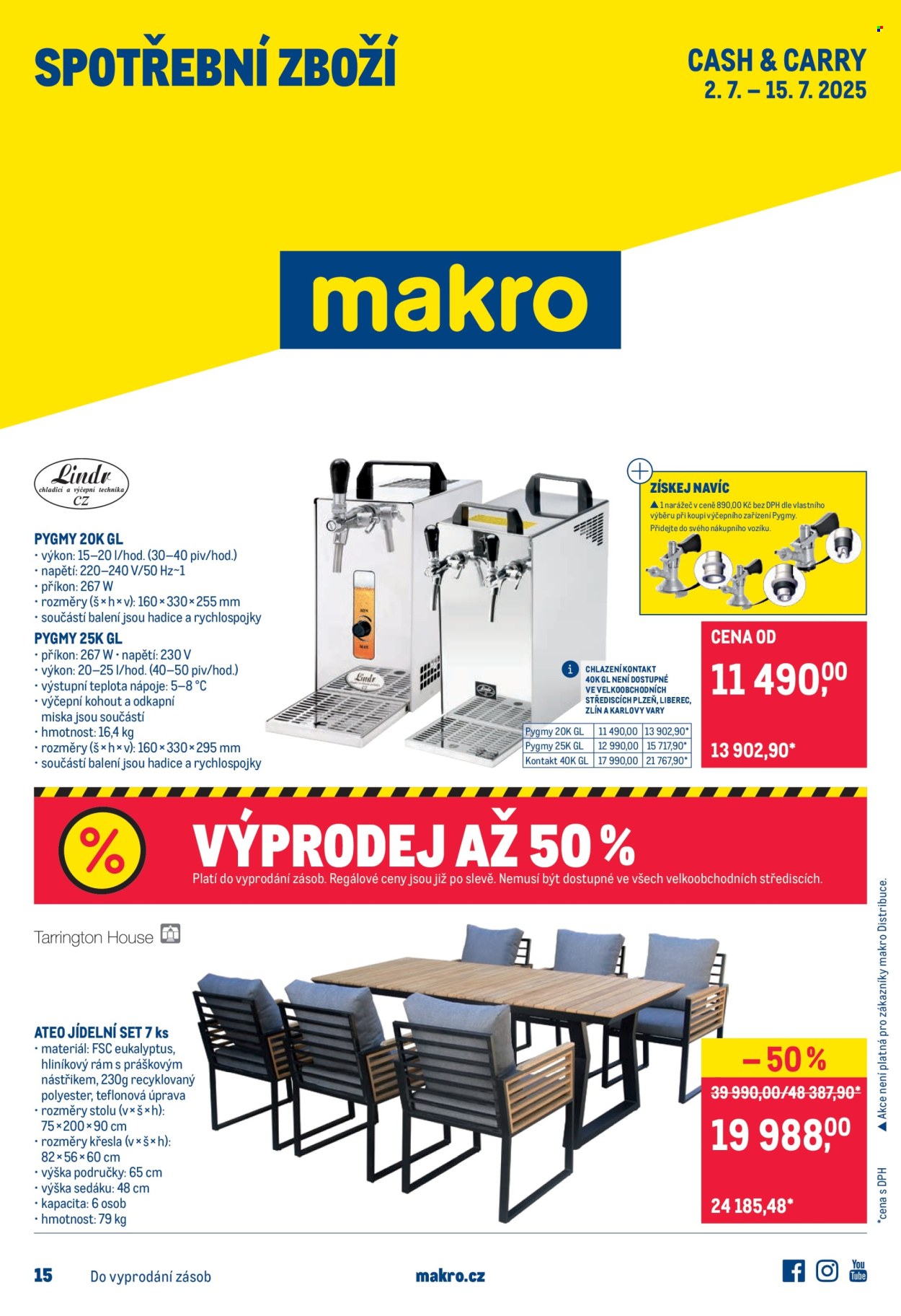 Leták MAKRO - 2.7.2025 - 15.7.2025. Strana 1