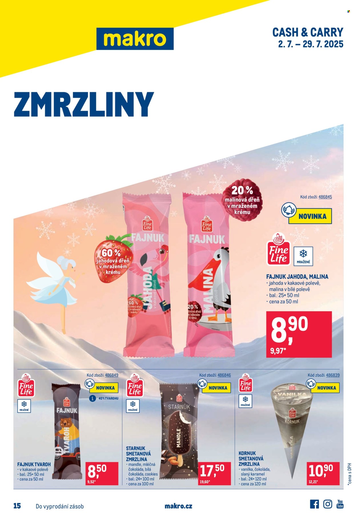 Leták MAKRO - 2.7.2025 - 29.7.2025. Strana 1