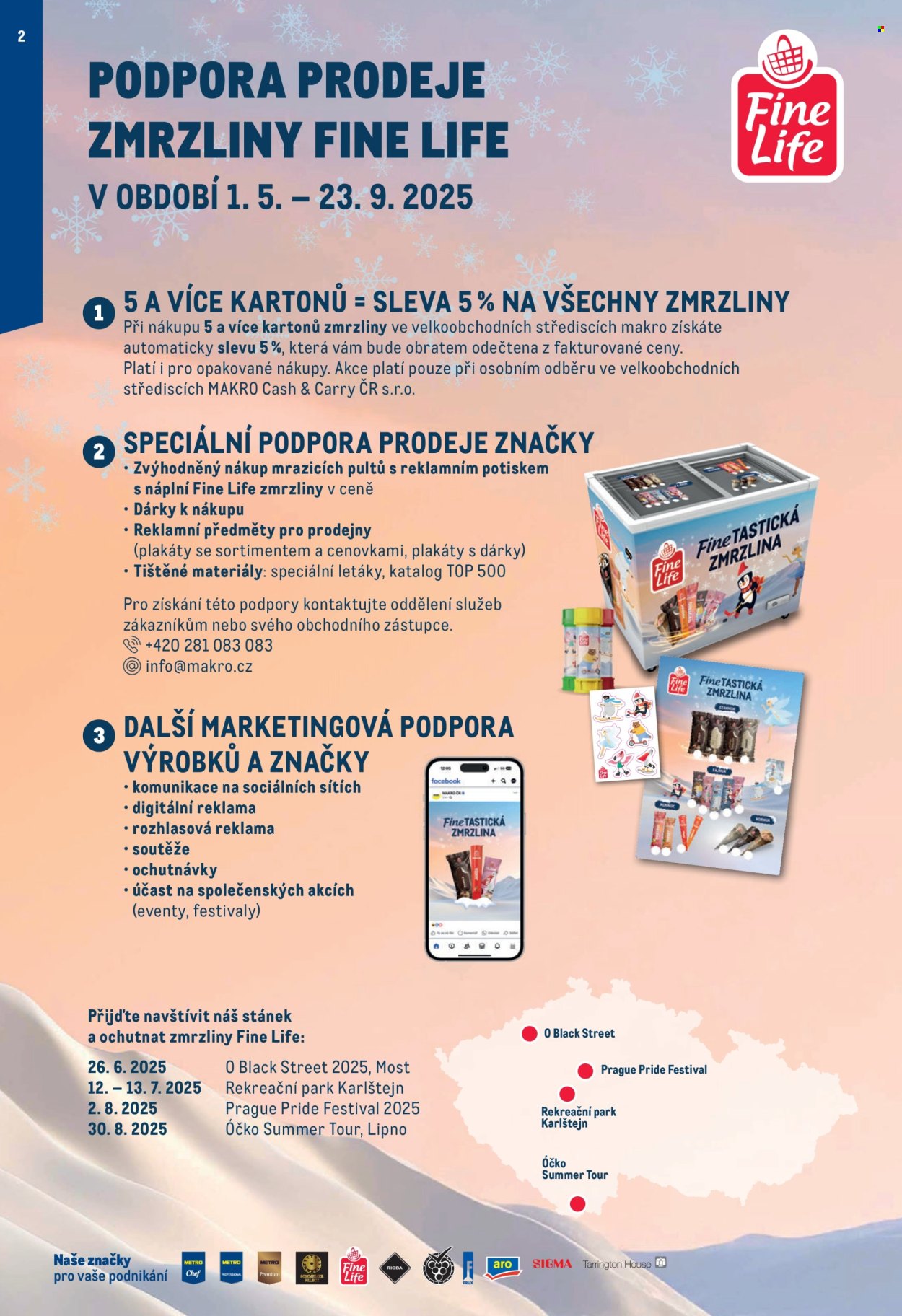 Leták MAKRO - 2.7.2025 - 29.7.2025. Strana 2