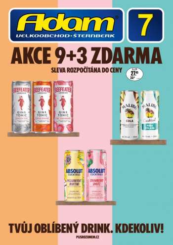 Leták Adam velkoobchod Šternberk - 1.7.2025 - 31.7.2025.