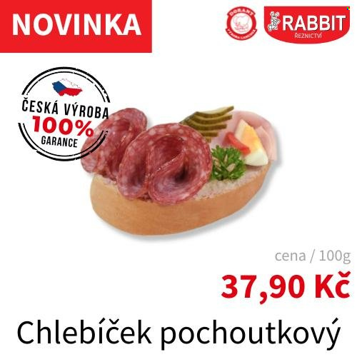 Leták RABBIT řeznictví. Strana 3