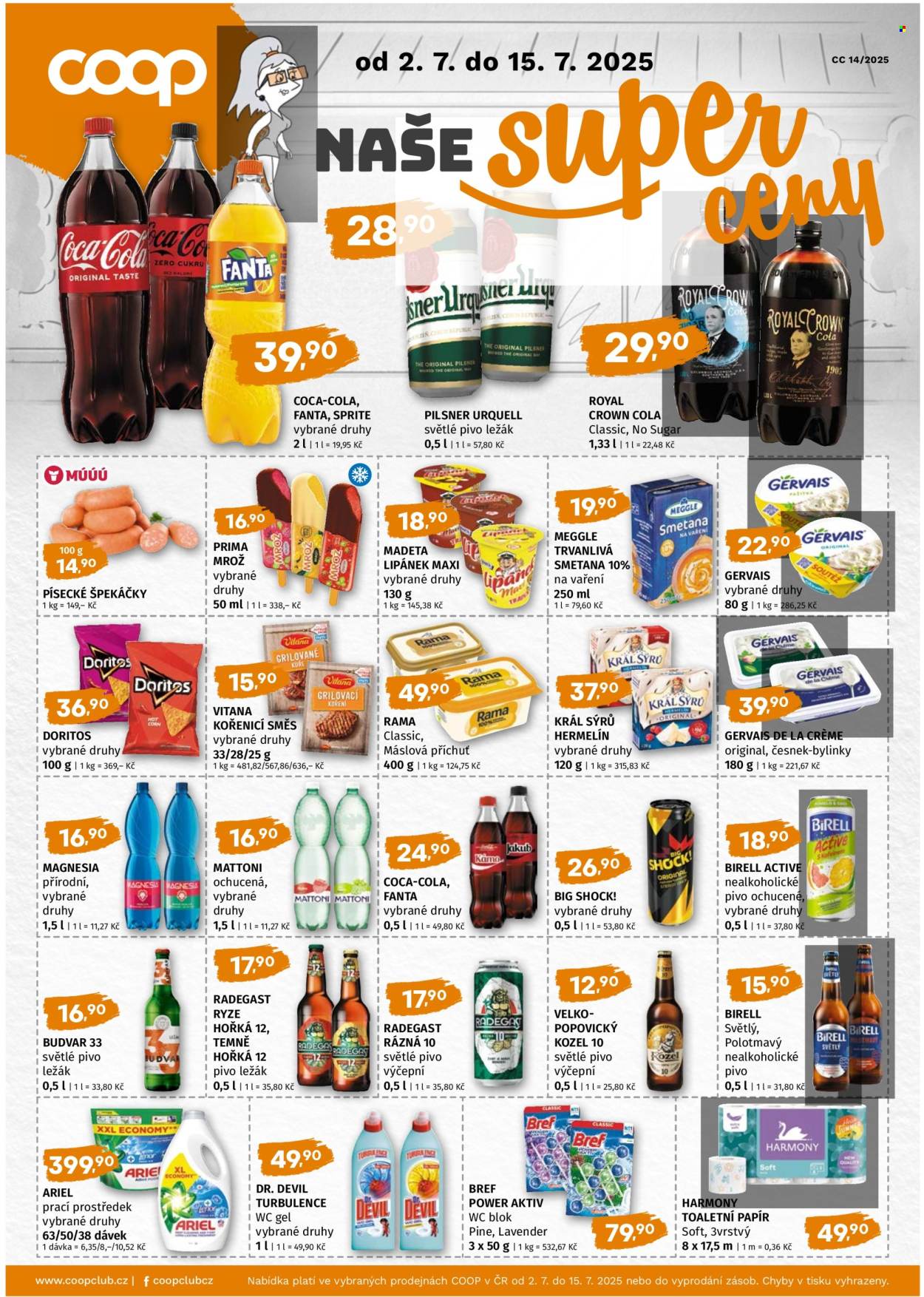 Leták coop TERNO - 2.7.2025 - 15.7.2025. Strana 1