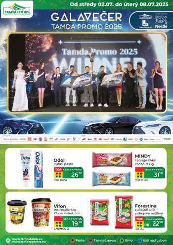 Leták Tamda Foods - 2.7.2025 - 8.7.2025.