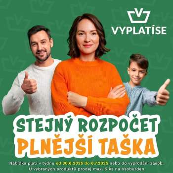 Leták Vyplatíse - 30.6.2025 - 6.7.2025.