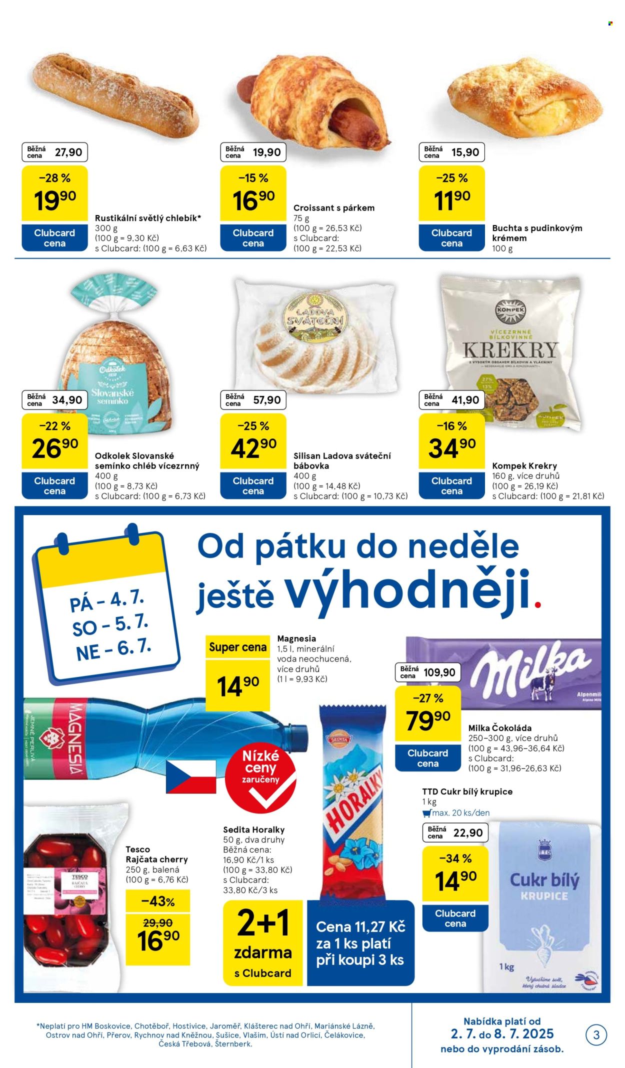 Leták TESCO - 2.7.2025 - 8.7.2025. Strana 3