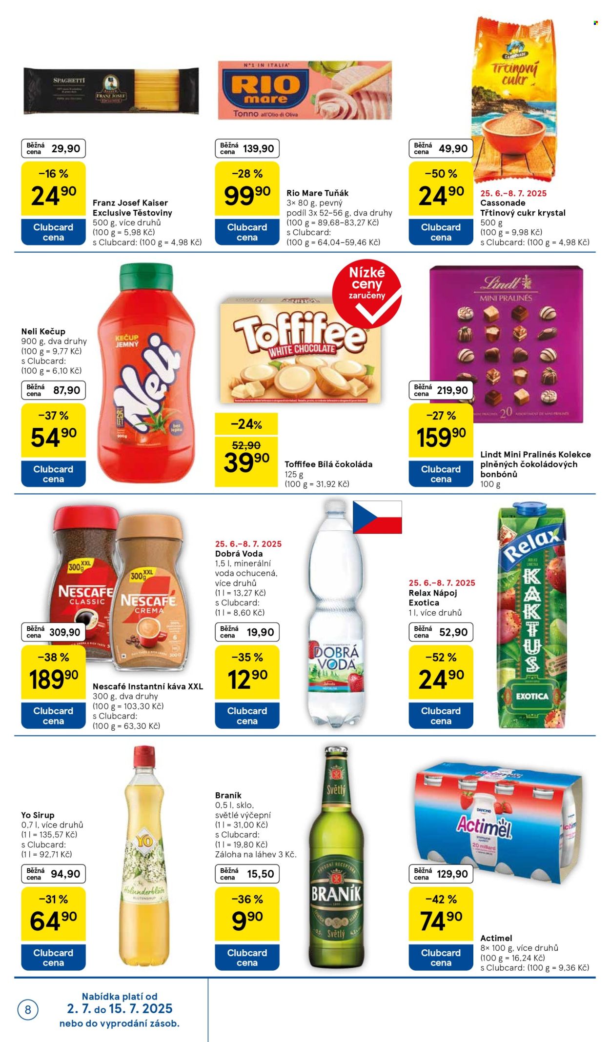 Leták TESCO - 2.7.2025 - 8.7.2025. Strana 8