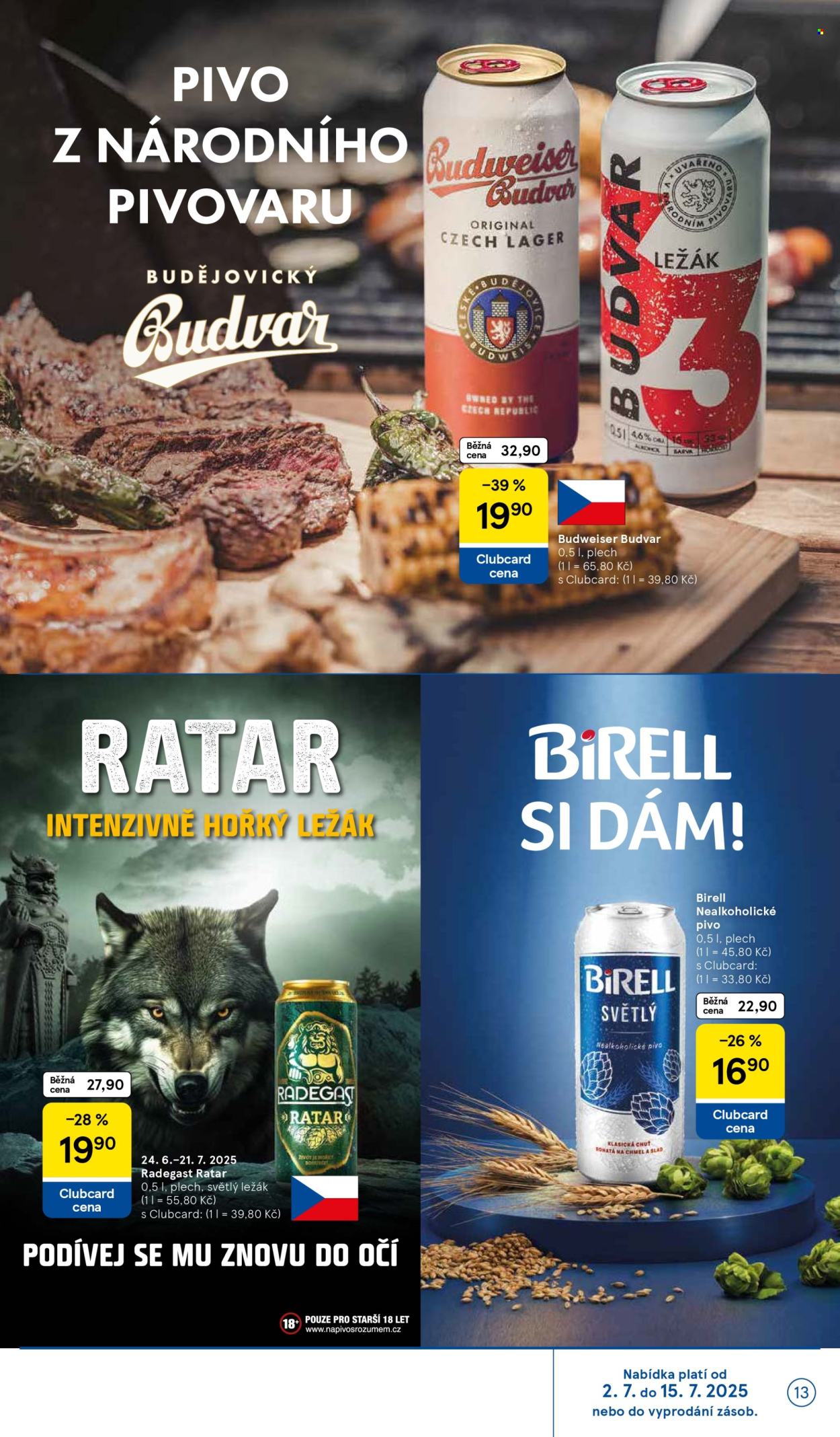 Leták TESCO - 2.7.2025 - 8.7.2025. Strana 13