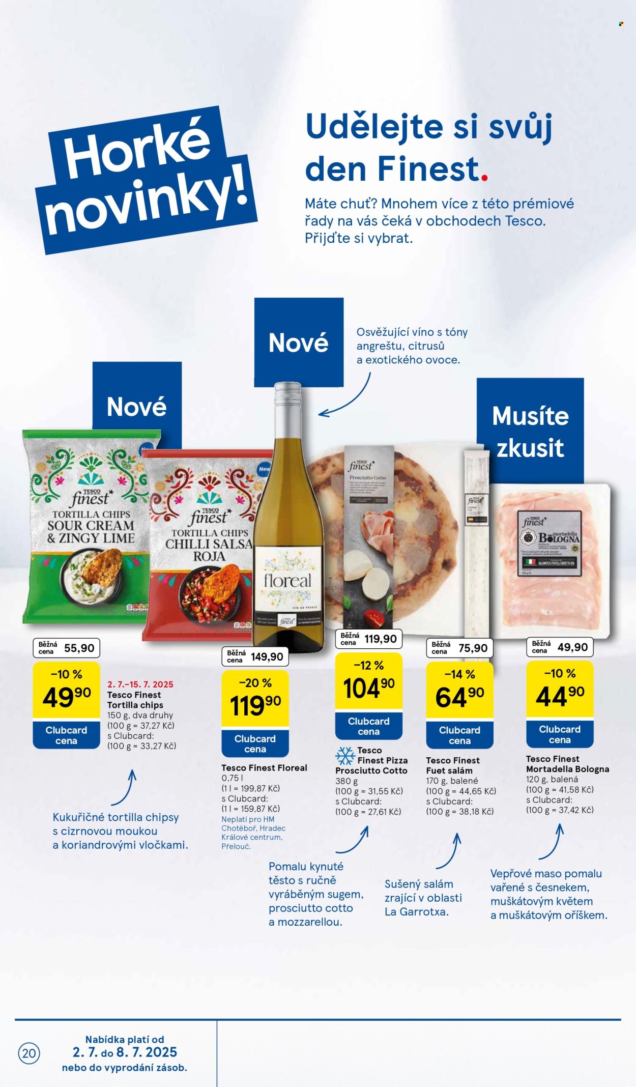 Leták TESCO - 2.7.2025 - 8.7.2025. Strana 20