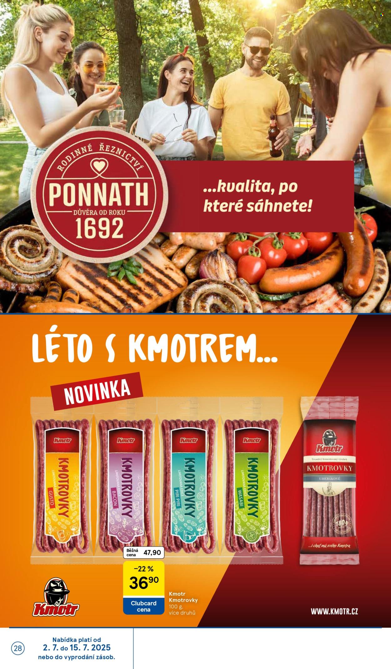 Leták TESCO - 2.7.2025 - 8.7.2025. Strana 28