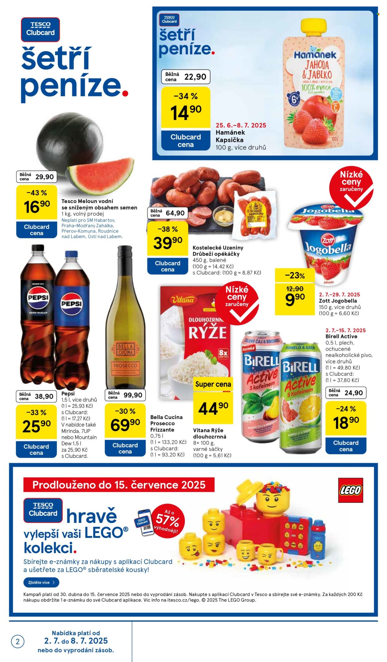 Leták TESCO supermarket - 2.7.2025 - 8.7.2025. Strana 2