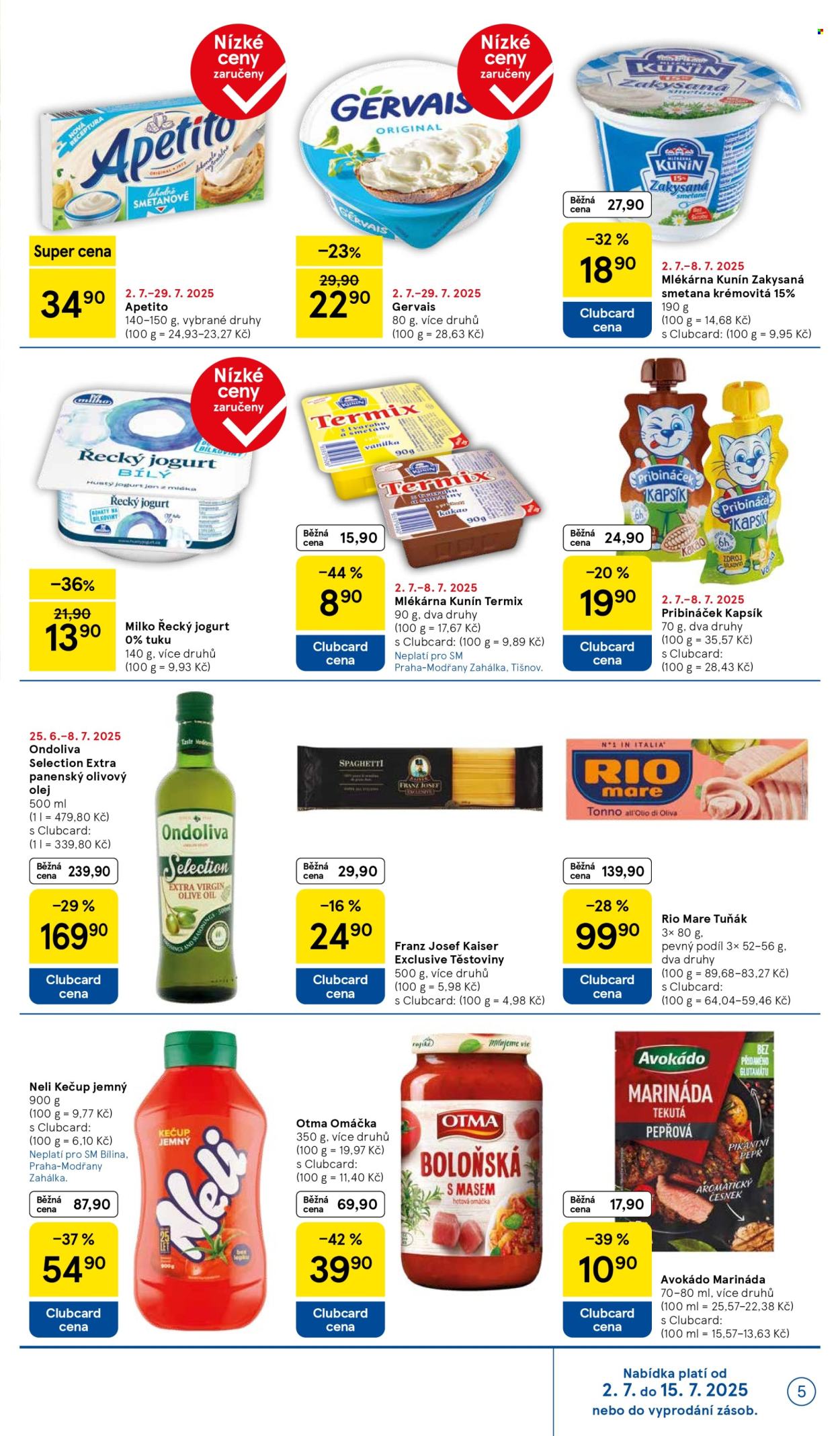 Leták TESCO supermarket - 2.7.2025 - 8.7.2025. Strana 5