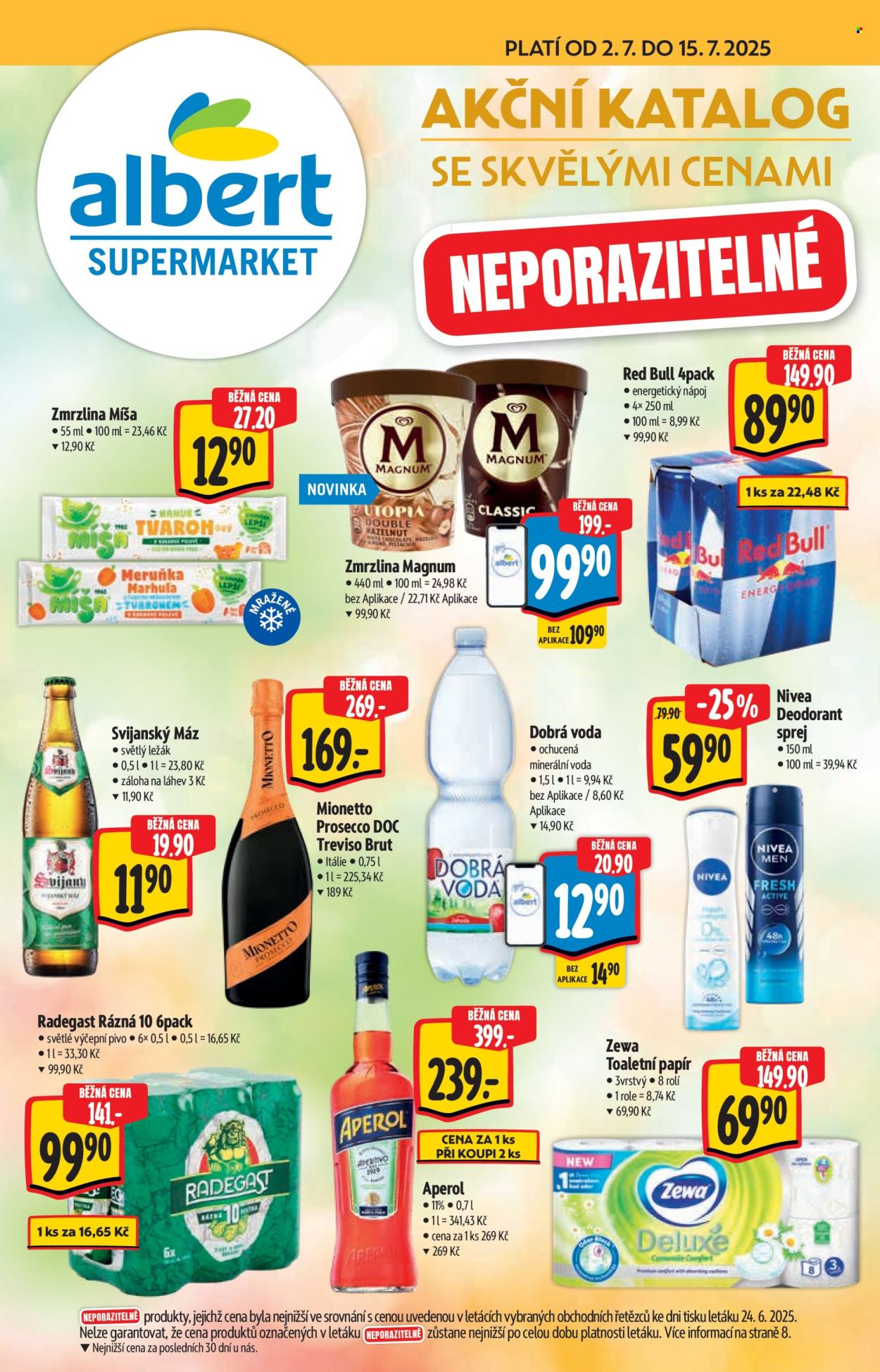 Leták Albert Supermarket - 2.7.2025 - 15.7.2025. Strana 1