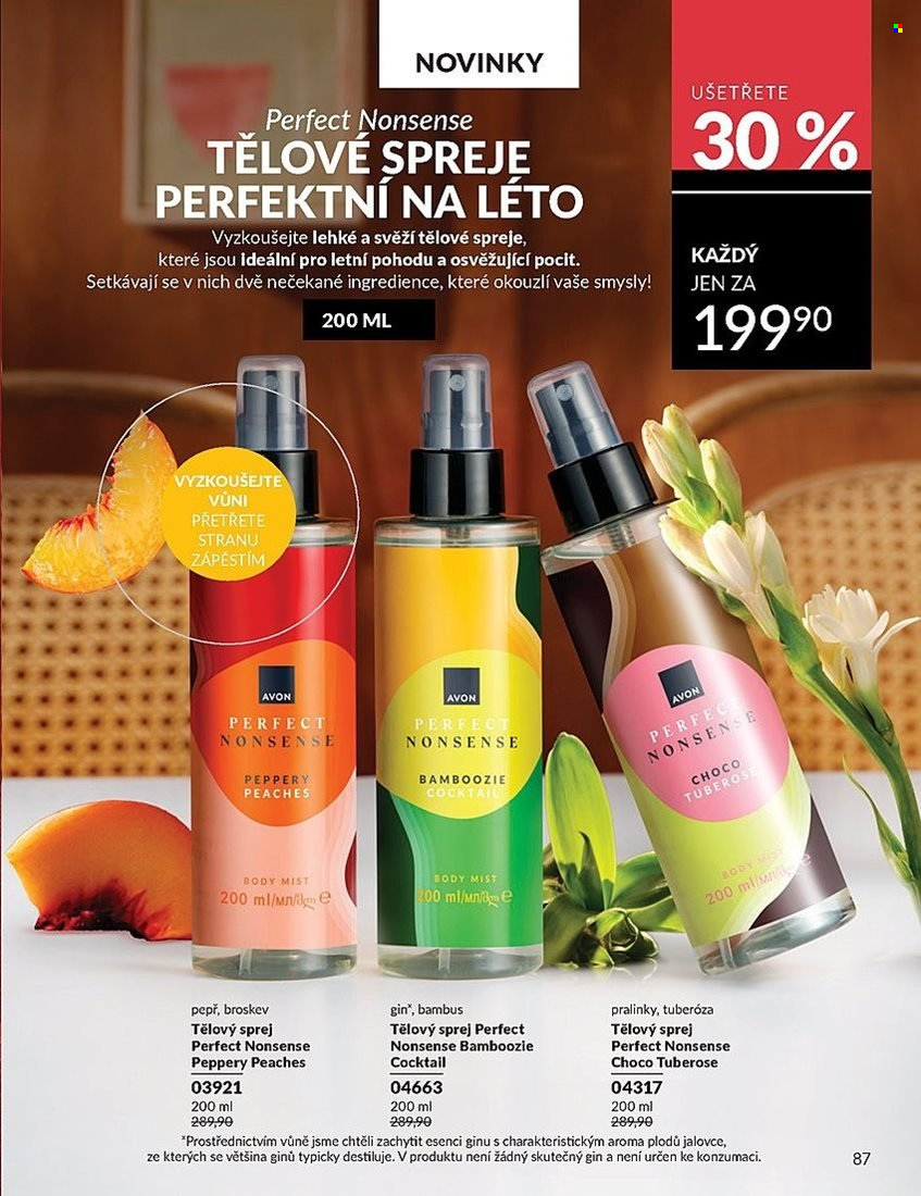 Leták AVON - 1.7.2025 - 31.7.2025. Strana 87